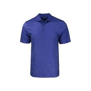 NEW F/X FUSION men's bubbles print polo shirt in blue